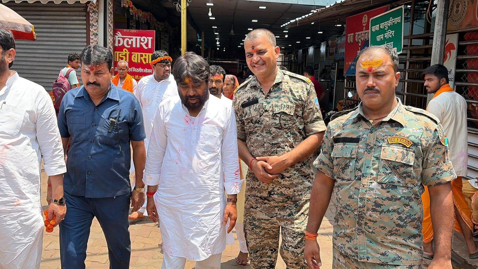 श्री वासुकीनाथ धाम में बाबा के दर्शन